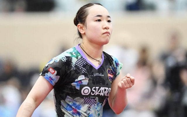 伊藤美誠 全日本社会人2冠の井絢乃を撃破！早田・平野とともに8強進出【卓球 全農CUP】