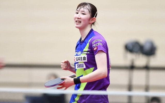 女王・早田ひなが元世界卓球代表の芝田を破りベスト4進出【卓球 全農CUP】