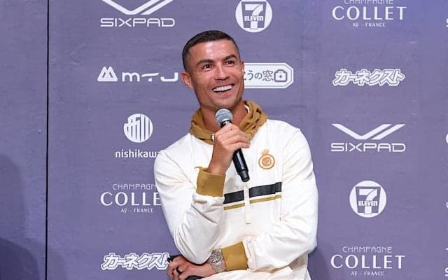 アル・ナスルのクリスティアーノ・ロナウド「可能な限り多くの大会でトロフィーを勝ち取りたい」と来日会見で意欲を語る