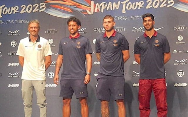 【パリ・サンジェルマン】来日記者会見　マルキーニョス主将「ムバッペとはプレーし続けたいが…」と複雑な心境を明かす