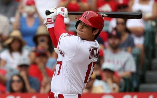 【MLB】たった4秒で着弾…恐怖の超低空軌道は「ロケット」　大谷翔平の182キロ弾に放送席興奮