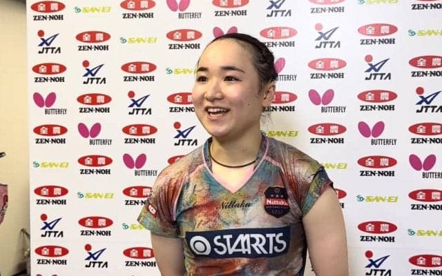 伊藤美誠 同世代の早田ひなに敗れて準優勝「完璧にやられた。上を向いて挽回するだけ」【卓球 全農CUP】