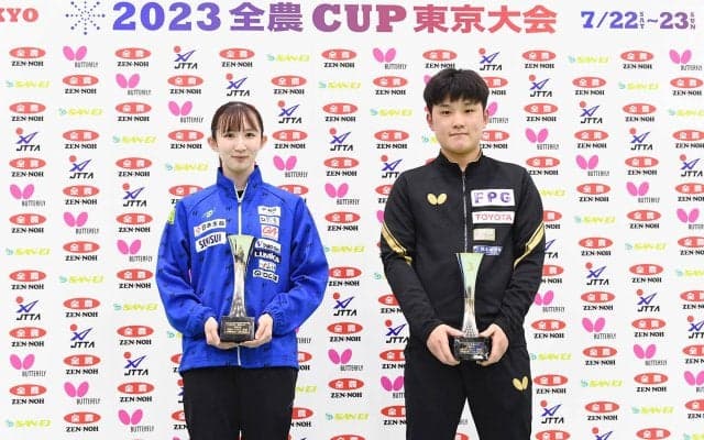 代表選考ポイントランキングトップの張本智和と早田ひなが優勝！女子は平野と伊藤の2位争いが激しさを増す【卓球 全農CUP／結果まとめ】