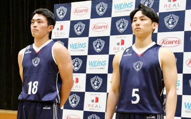 横浜BCが新体制発表会見で新ユニやスローガンを披露…河村勇輝「タイトルはすべて取れるように」