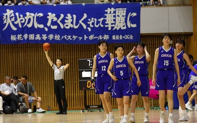 桜花学園が75点差で初戦突破…2年ぶりの頂点へ大勝発進／インターハイ2023