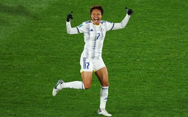 W杯歴史的勝利のフィリピン、殊勲のボールデンは昨季WEリーグでプレー！ちふれの選手からも祝福