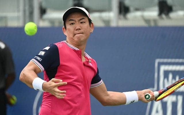 西岡良仁、2時間半の熱戦も世界82位に逆転負けを喫し初戦敗退[アトランタ・オープン]