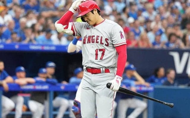 【MLB】大谷翔平に異変か　3打席連発39号も9回好機で途中交代、エ軍逆転負けで4連勝ストップ