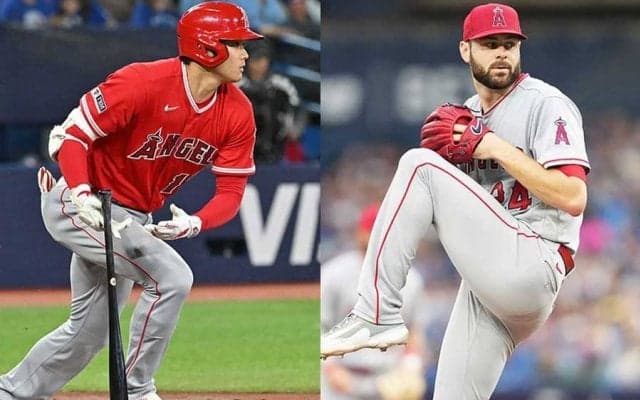 【MLB】大谷翔平と身長トーク　牛乳で作った198cm…エ軍の“PO請負人”は「でかっ」