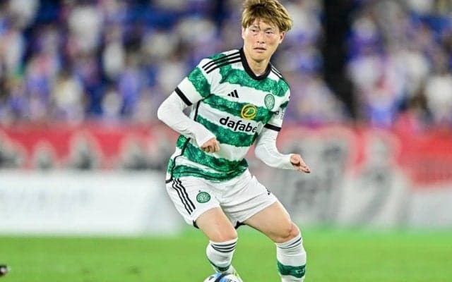 「さすがキョーゴ」セルティックFW古橋亨梧のプレミア相手の“今季初ゴール”に「ほんとシュート上手い」と称賛の声！「ラシュフォードより今んとこいいぞ」との評価も