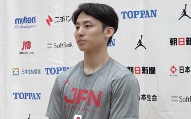 完全復帰で代表合宿に臨む河村勇輝…渡邊雄太の合流により「雰囲気が一段と良くなった」