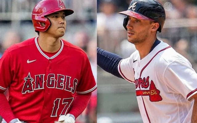 【MLB】2人合わせて74発…両リーグキングが「仲良しって素敵」　大谷翔平の「笑顔見られた」