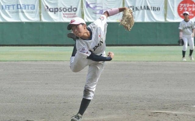 目標は「大谷翔平選手」　最速114キロの“二刀流”中2女子…目指す前人未到の大台