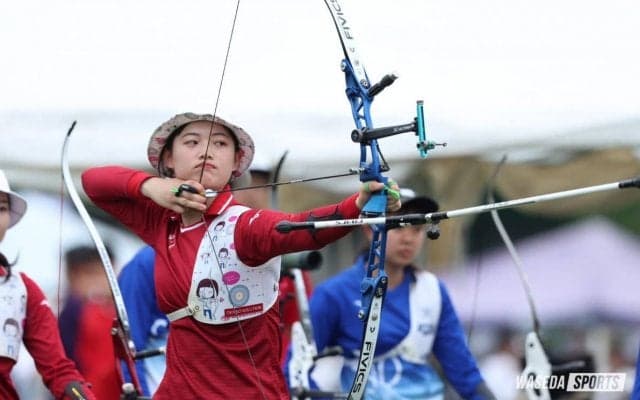 園田がユニバの混合団体で金メダルを獲得！