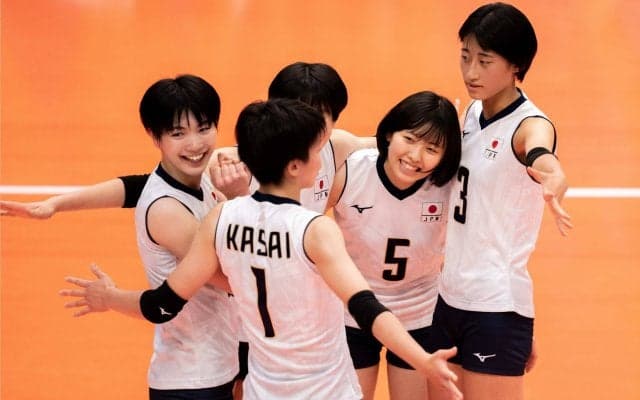 U19女子日本代表　アメリカにストレートで敗れ1勝1敗