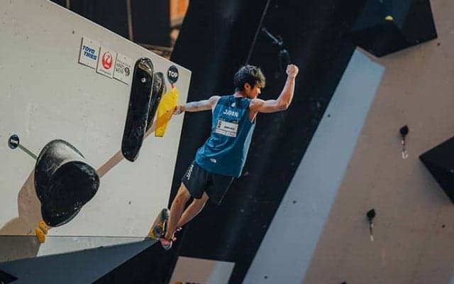 安楽が唯一の全課題攻略　前回王者・藤井と決勝へ【クライミング世界選手権2023】