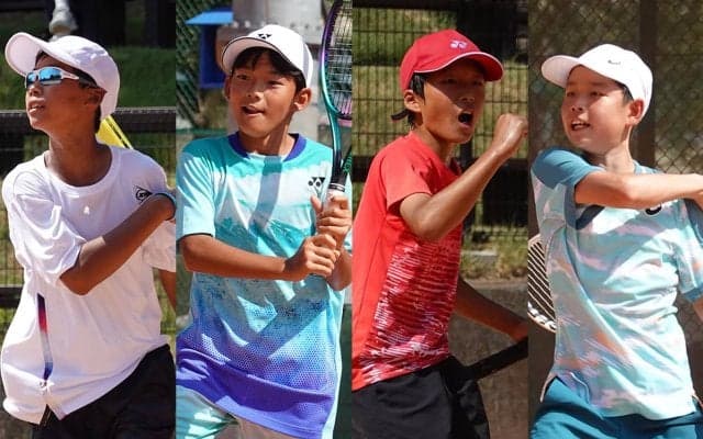「第41回 第一生命全国小学生テニス選手権大会」の男子4強が決定! 準決勝はシード対決に
