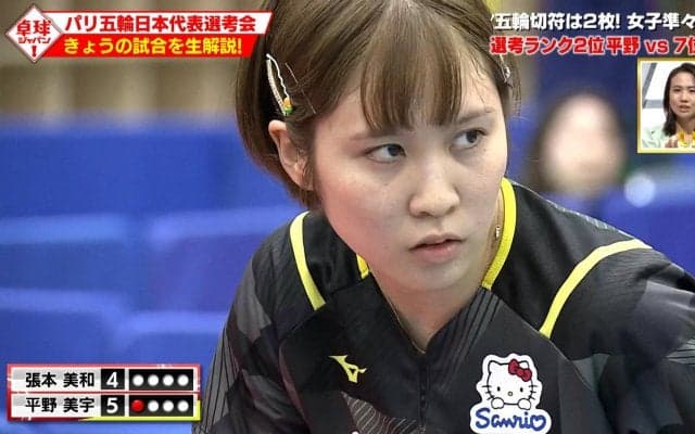 平野美宇が15歳・張本美和を圧倒！張本智和は土俵際の1本で宇田幸矢を退ける！選考会を生放送でDEEP解説【卓球ジャパン！】