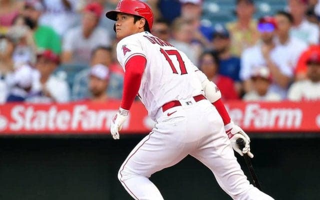 【MLB】大谷翔平、左中間二塁打で9試合連続安打　緊急降板の不安払拭、2戦連発41号なるか