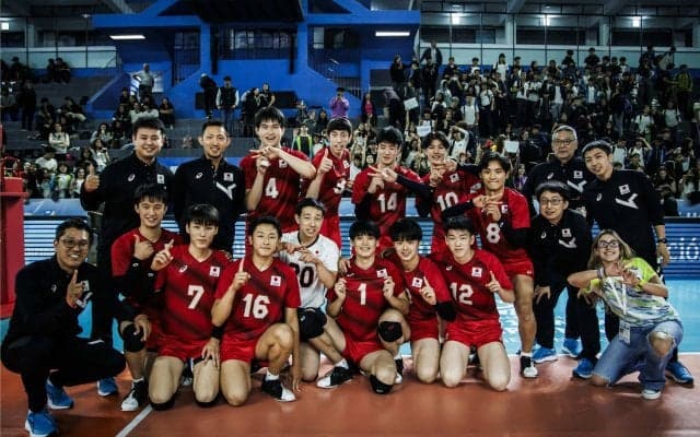 U19男子日本代表　インドにストレートで勝利し大会初白星