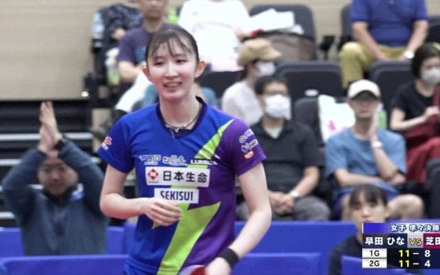 五輪選考独走の早田ひなが快勝！準決勝進出｜第5回パリ五輪日本代表選考会
