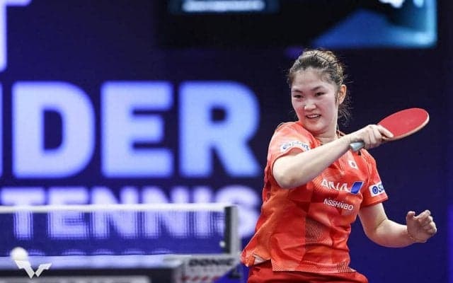 木原美悠 ヨーロッパ女王にフルゲームで敗れる。日本勢は4強で姿を消す【卓球 WTTリマ】
