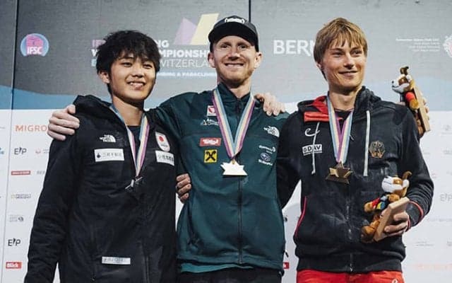 安楽宙斗が初出場で銀　シューベルトはリード男子最多V4達成【クライミング世界選手権2023】