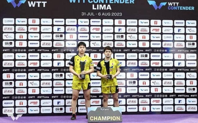 男子ダブルスで及川・松島が国際大会初V！女子シングルスは木原、張本がベスト4【卓球 WTTリマ／結果まとめ】