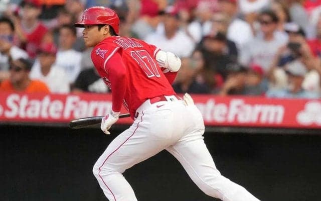 【MLB】大谷翔平の“グルグル走法”は「漫画みたい」　加速やめぬ全力疾走に「躍動感凄い」