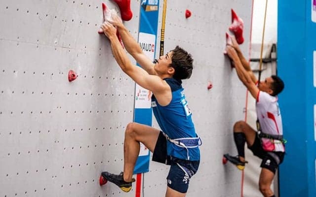 クライミング世界選手権10日目はスピード予選・決勝　上位2人にパリ五輪出場権