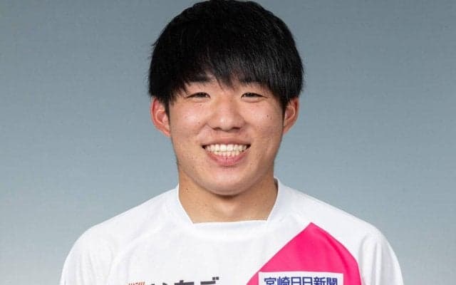 宮崎のルーキーMF新城暖基が関西1部アルテリーヴォ和歌山へ育成型期限付き移籍