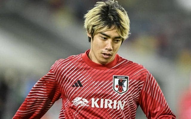 「やば!!!」「ばけもん？」伊東純也がフランス1部開幕戦で決めた右足ドライブ弾に「上手すぎ」の声！ 高く浮いたボールに、PA内で最高の合わせを見せる