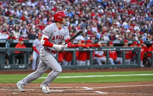 【MLB】大谷翔平、右中間への“今季最速”190キロフェンス直撃二塁打　現地記者も反応「オオタニの最も強烈な打球」