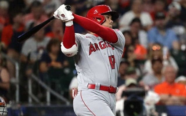 【MLB】大谷翔平の“今季最速”レア打球が「とにかくミサイル」　解説者も仰天の半笑い