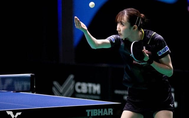 早田ひな 4戦連続ストレート勝ち！ヨーロッパ女王を破って決勝進出【卓球 WTTリオ】