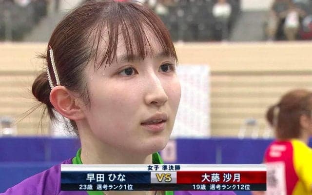 【日本語実況解説】女子準決勝 早田ひな vs 大藤沙月｜第5回パリ五輪日本代表選考会