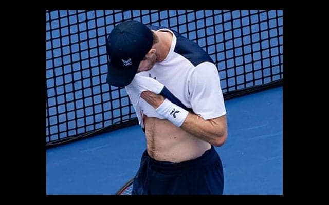 マレー 腹部負傷で2週連続棄権