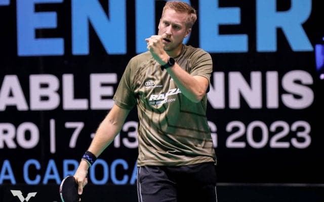 ファルクが松島を破って初タイトル獲得「彼の試合はいつでもネットで見られる。彼のロングサーブに備える必要があった」【卓球 WTTリオ】