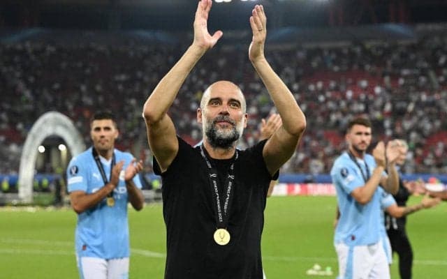 シティでもUEFAスーパーカップ制覇のペップ、喜びを実感「このタイトルは本当に嬉しい」