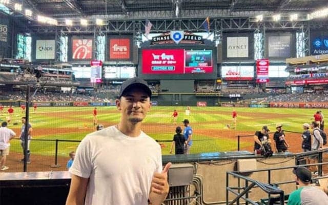 日本にはない球場での「プレーする楽しみ」　元オリ右腕が感銘受けた子ども向けエリア