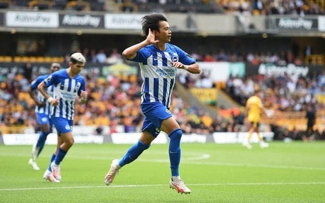 【プレミアリーグ】三笘薫が「全盛期のメッシを彷彿」衝撃の4人抜き弾で最高評価　現地メディアは「180億円の値段」と激賞