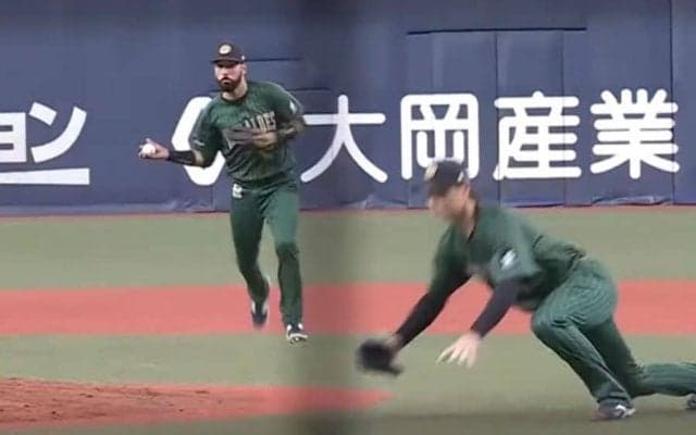 瞬き厳禁…わずか“0.56秒”の「神プレー」　メジャー流の高速美技が「芸術作品」