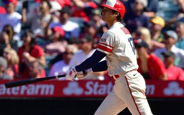 【MLB】大谷翔平、4試合ぶり44号2ラン　“弾丸”186キロ弾でキング独走、56発ペース