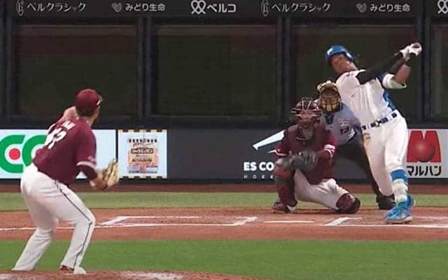 フェン直のはずが…規格外のノビが「怖い怖い」　23歳万波に確信「最強打者になる」