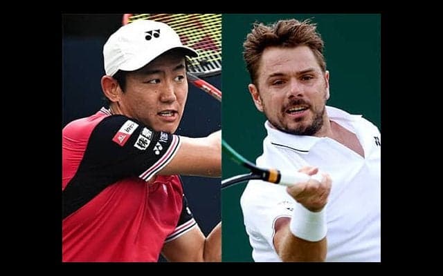 西岡良仁 全米OP初戦ワウリンカ