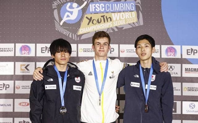 日本勢がリードで銀2、銅2のメダル4個を追加【クライミング世界ユース選手権2023】