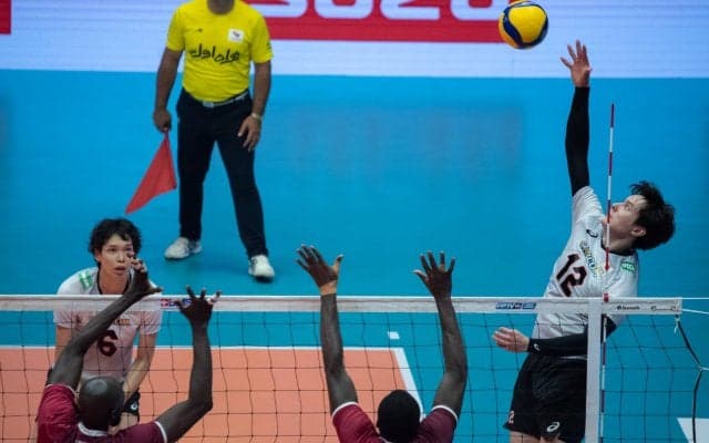 男子日本代表　アジア男子選手権準決勝でカタールを逆転で下し決勝進出