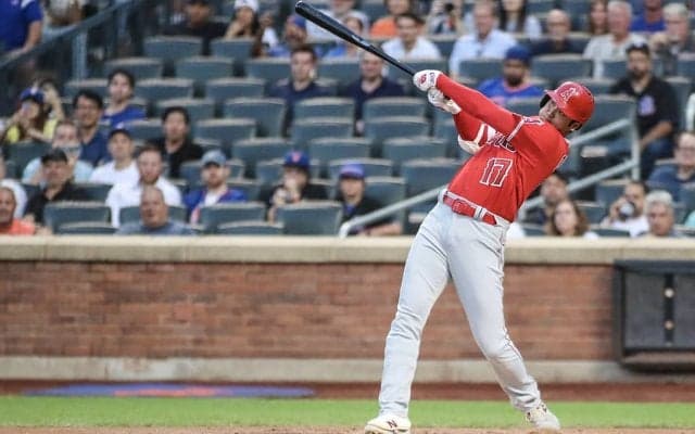【MLB】大谷翔平“ビジョン破壊弾”の映像を現地メディアが公開　メッツ側「ショウヘイに請求書を」のユーモア回答