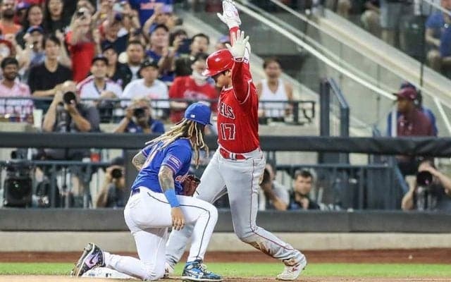 【MLB】大谷翔平のスピードは1406盗塁のレジェンド級　地元局も驚愕「あっという間に三塁へ」