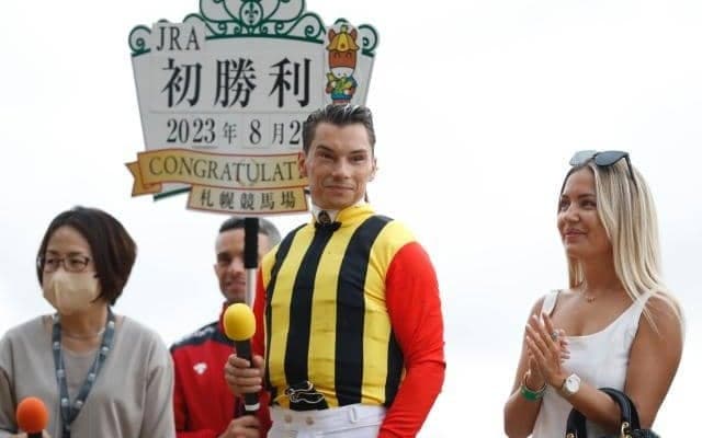 A.バデル騎手がJRA初勝利！ 「素晴らしい締めくくりになったことを本当に嬉しく思っている」